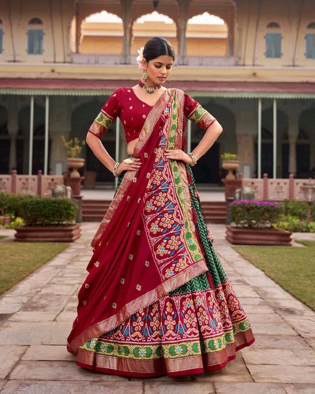 Women's Traditional Printed Lehenga Choli Set with Embroidered Dupatta ? Festive Wear - Image 5